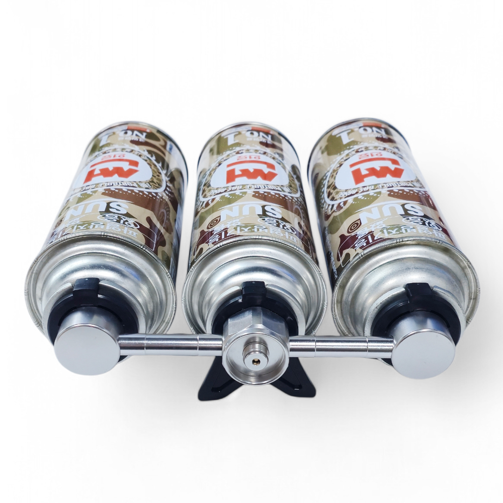 모아이캠핑 이와타니 파세코 신일 히터 난로 부탄가스 스테이션 어댑터 회전식 세트 실속형