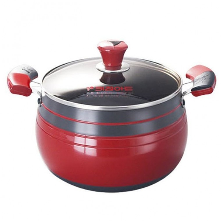 키친아트 곰솥 경질 냄비 찜기 찜냄비 들통 22cm - 메인 이미지