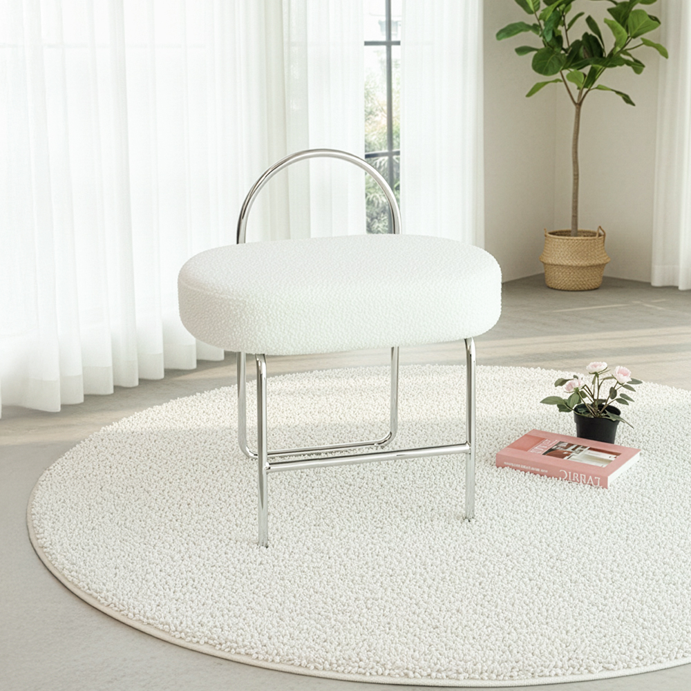 애니 화장대 스툴 패브릭 인테리어 카페 의자