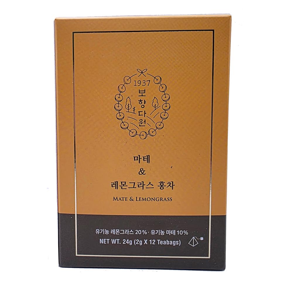 메가마트 보향다원 마테 레몬그라스 블랙티 2gx12티백 - 상품 이미지