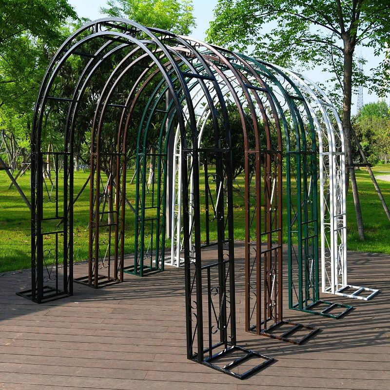 장미 아치 지지대 철제 화단 덩굴 넝쿨 정원꾸미기 청동_1.5m x 2.3m x 40cm 특대 - 상세 이미지 5