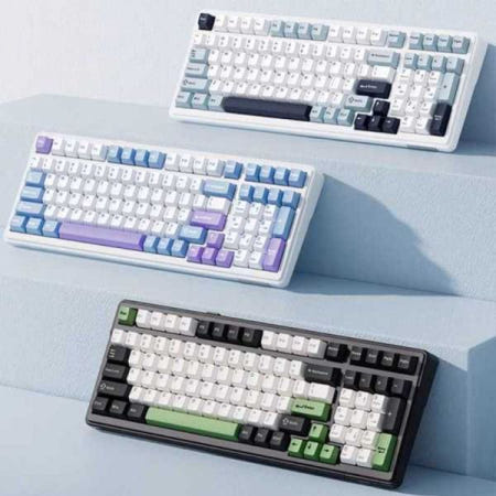금별협력사 [해외]아우라 독거미 F99 키보드 기계식키보드 커스텀키보드 유선 화이트퍼플-그레이축