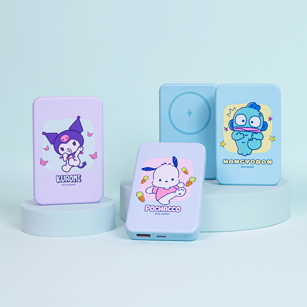 산리오캐릭터즈 22.5W 고속충전 맥세이프 아이폰 갤럭시 무선보조배터리 10000mAh, 한교동 - 상세 이미지 4