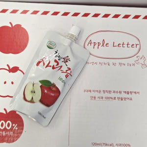 안동사과 무설탕 100% 사과착즙 120ml 30포 50포 맛있게 먹은 솔직 후기 - 상품 이미지 1