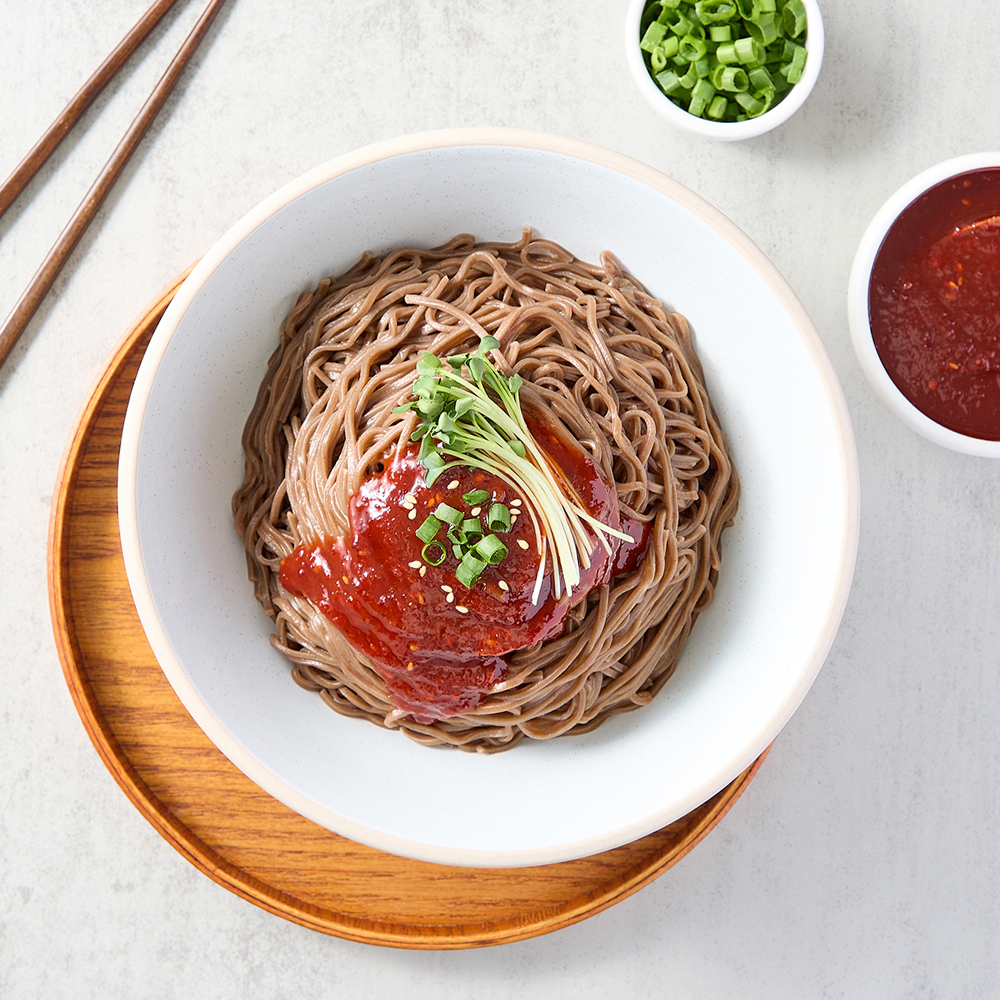 탱글한 식감 생면으로 만든 메밀소바 비빔, 200g, 5개 - 상세 이미지 2