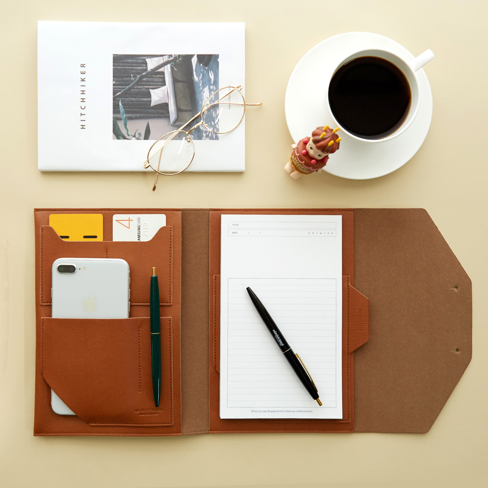 [각인가능] 플랩탑 오거나이저 다이어리 V2 - A5 [노트패드 타입] 제품 이미지