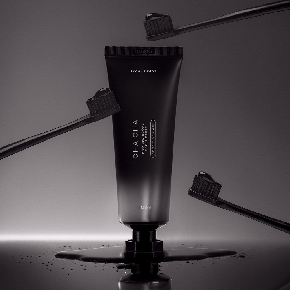 [네이버 단독/현대백화점 동일상품] 언파 차차 프로 시린이케어 차콜치약 100g, 3개 이미지 8