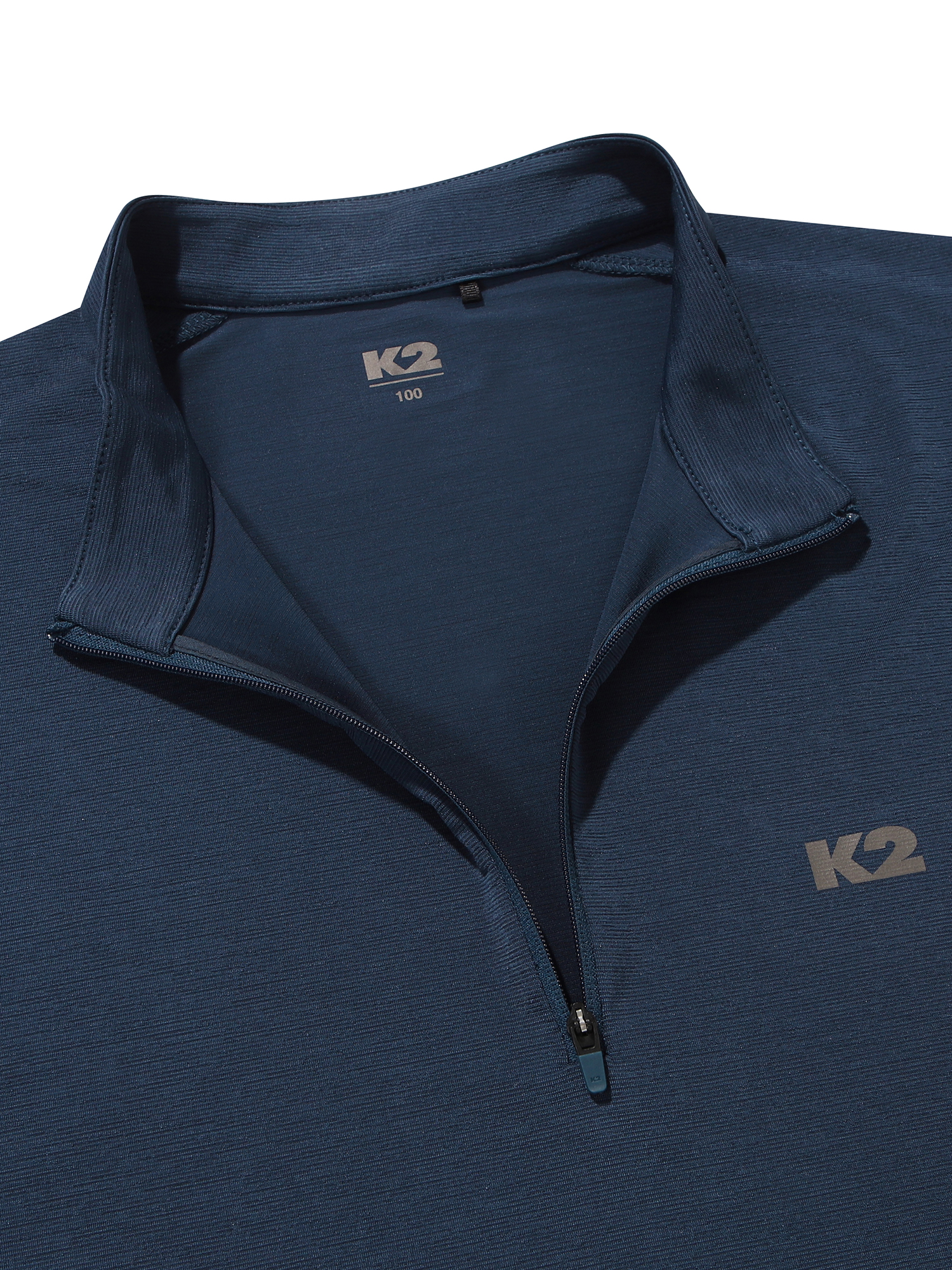 [본사직영] K2 남성 BOOST  메쉬 긴팔 집업 INDIGO BLUE KMM25291IE - 상세 이미지 4