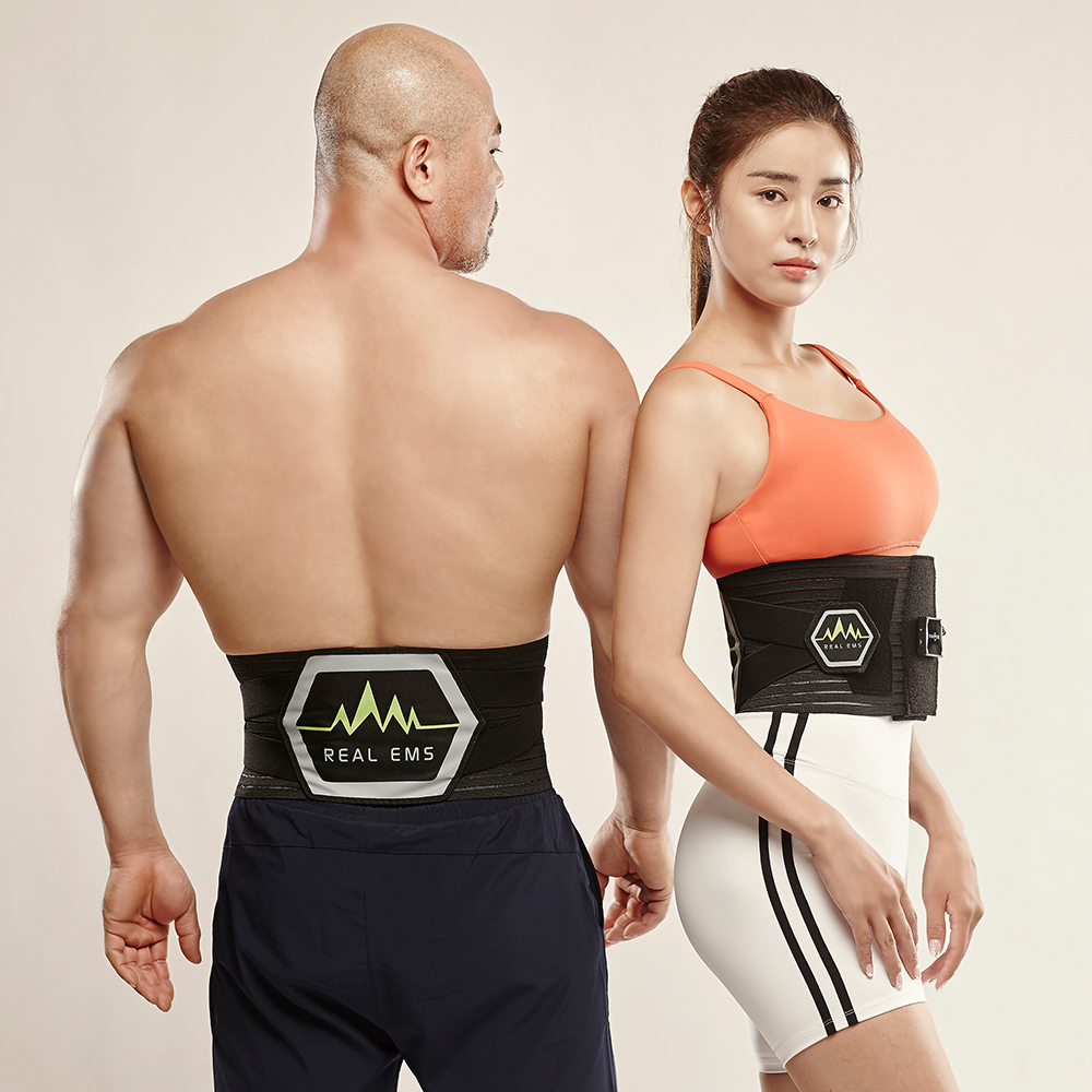 리얼EMS 챔피온 저주파 뱃살 복부 허리 운동기구 다이어트 홈트레이닝 제품 이미지