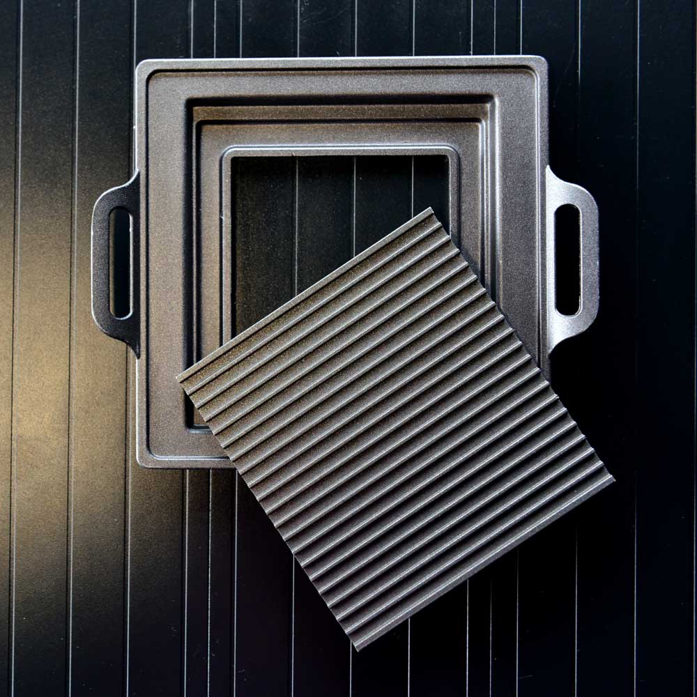 정사각(소)불판 풀세트 고체연료30g(32개)포함 가정용화로 개인 바베큐화로 1인용 불판