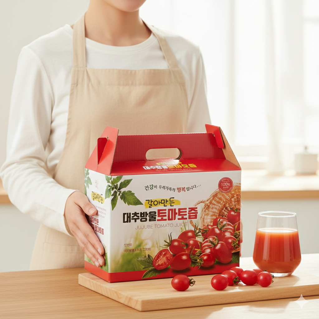 국산 대추방울토마토즙 100% 무설탕 무첨가 건강즙 50포 - 상세 이미지 2