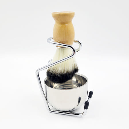 페이스소품 쉐이빙브러쉬 세면용기 거치대 세트