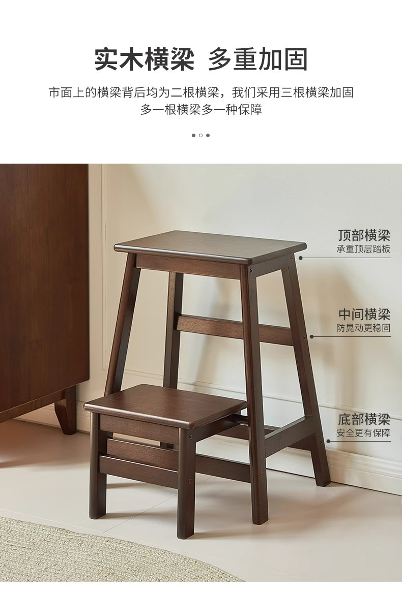 주방사다리 계단 세차 찬장 스텝 간이 디딤대 짝다리 두꺼운 등반 스툴 이미지 6