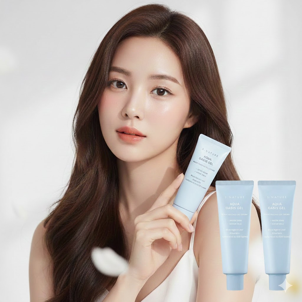 에스네이처 수분 젤 크림 90ml + 90ml 아쿠아 오아시스 - 메인 이미지
