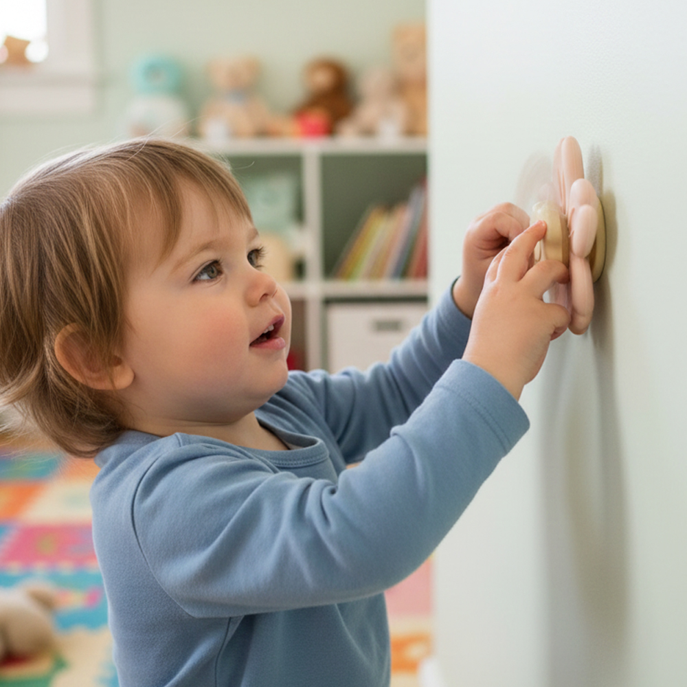 아크미 아기 흡착 회전 딸랑이 실리콘 스피너 신생아 장난감