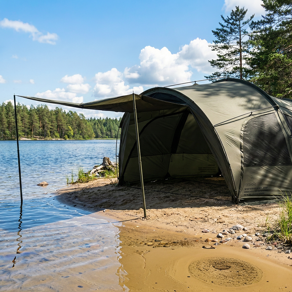 카고컨테이너 터널 EX 텐트 4인용 터널형 돔형 쉘터 DAC 폴 모스카키