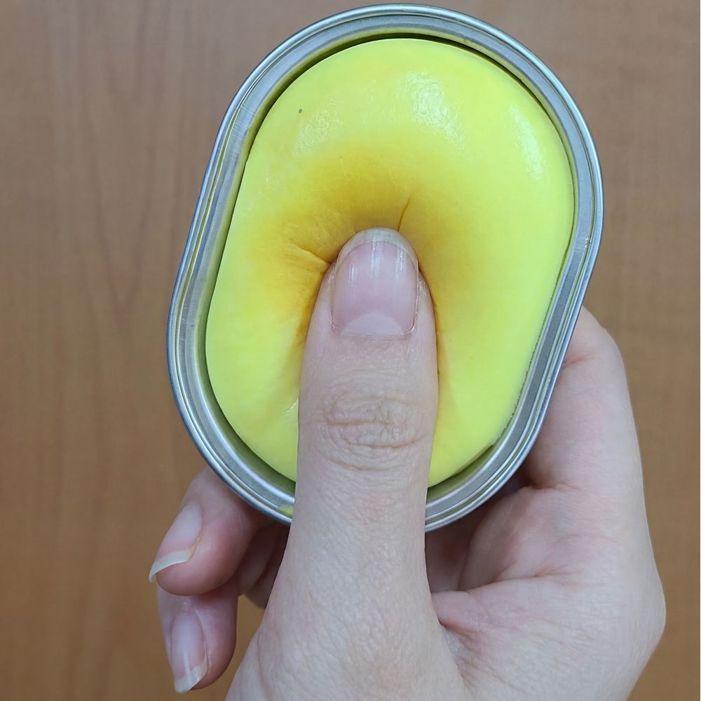 치즈빵 스퀴시 쫀득 폭신 퐁신 말랑이 촉감놀이 스트레스 해소 말랑말랑 버터 향기 - 상세 이미지 2