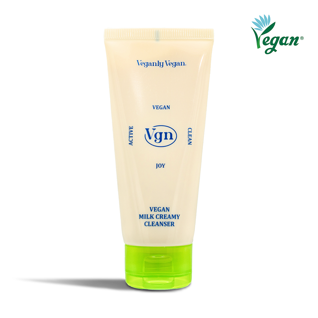(영양보습 케어) 비건 밀크 크리미 클렌저 - 곡물 추출물 + 식물성 오일 배합 100ml - 상품 이미지