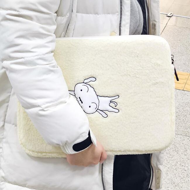 짱구 흰둥이 뽀글이 아이패드 노트북 파우치 11 13인치 / 태블릿 맥북 갤럭시탭 이미지 7