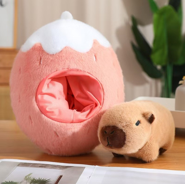 아보카도 카피바라 인형 애착 선물 쓸데없는 킹받는 선물 쓸모없는 이미지 7