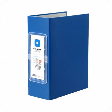 문화 파이프 바인더 11cm B893-7A 노트 커버 클립 파일 레퍼런스 포켓 서류 집