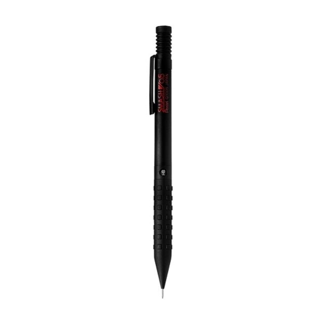 펜텔 스매쉬샤프 Q1005-1 블랙/고무그립/0.5mm 박스(100개입) - 상품 이미지