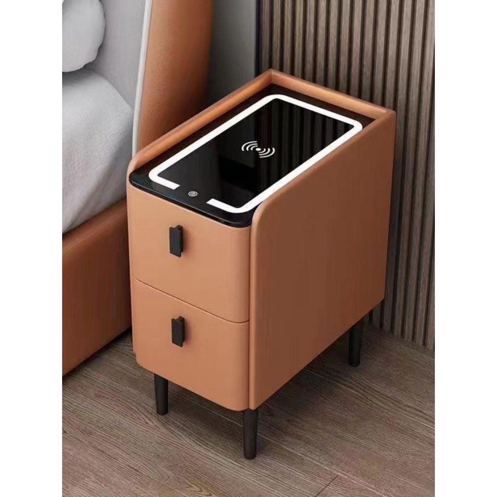 무선충전 협탁 침대서랍장 모듈 핸드폰 탁자 지문인식 서랍장 테이블 - 상세 이미지 5