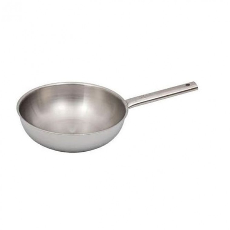 퀸센스 궁중팬 인덕션 후라이팬 볶음팬 중화 웍 24CM - 메인 이미지