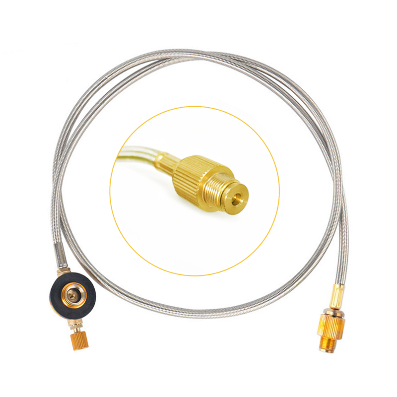 모아이캠핑 부탄가스 어댑터 이소가스 연결 버너 연장 호스 연장선 고급형