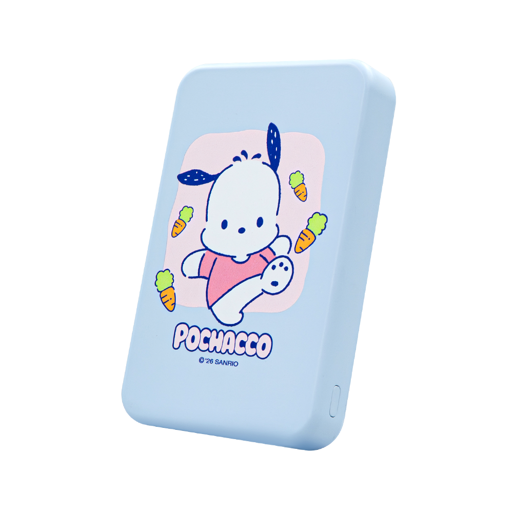 산리오캐릭터즈 22.5W 고속충전 맥세이프 아이폰 갤럭시 무선보조배터리 10000mAh, 포차코 - 상세 이미지 3