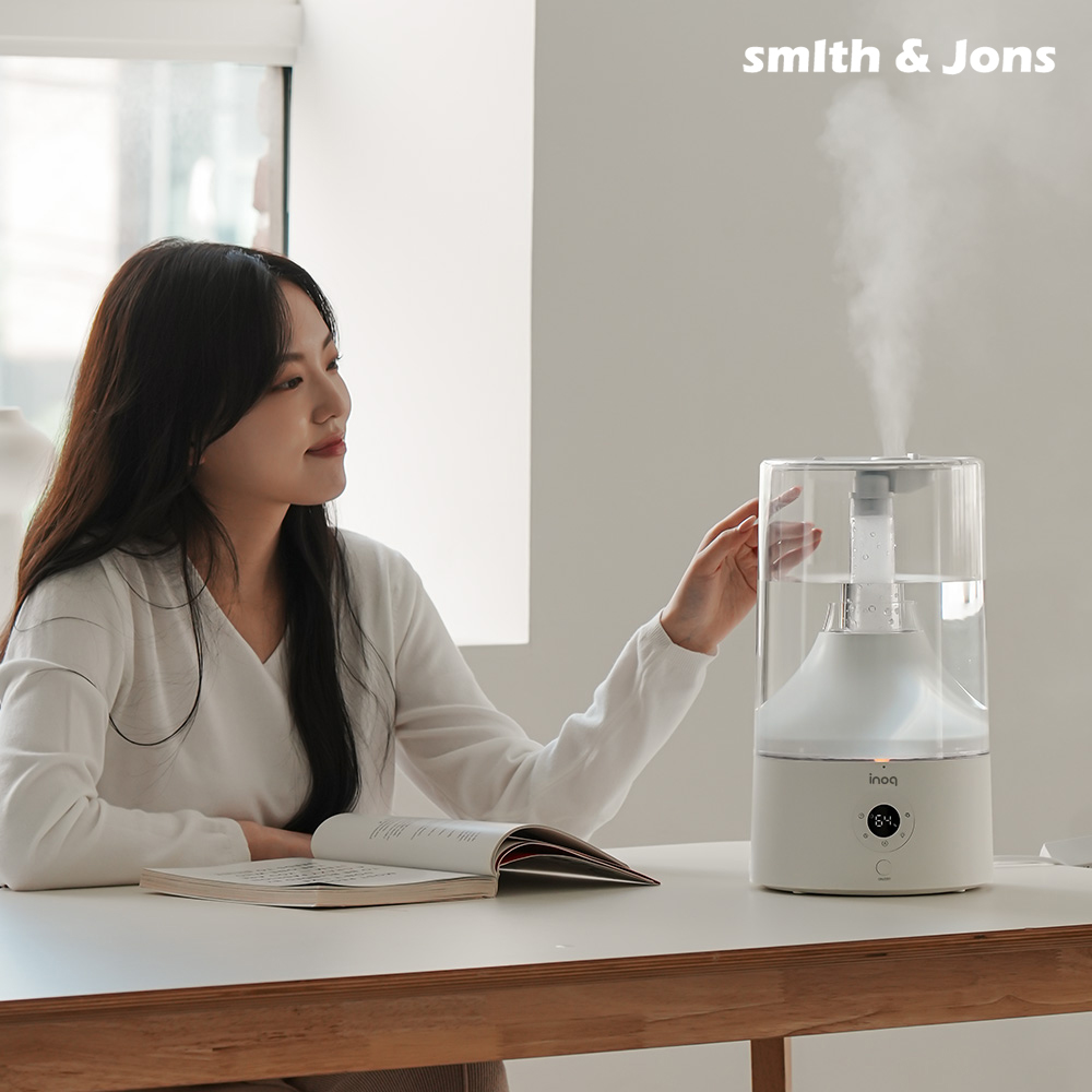 스미스앤존스 5L 복합식 살균 대용량 가습기 저소음 듀얼 신생아 아기 올스텐 간편세척 자동