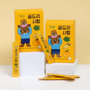황금밭 곰도리 곰보배추시럽 10ml x 30팩 맛있게 먹은 솔직 후기 - 상품 이미지 2