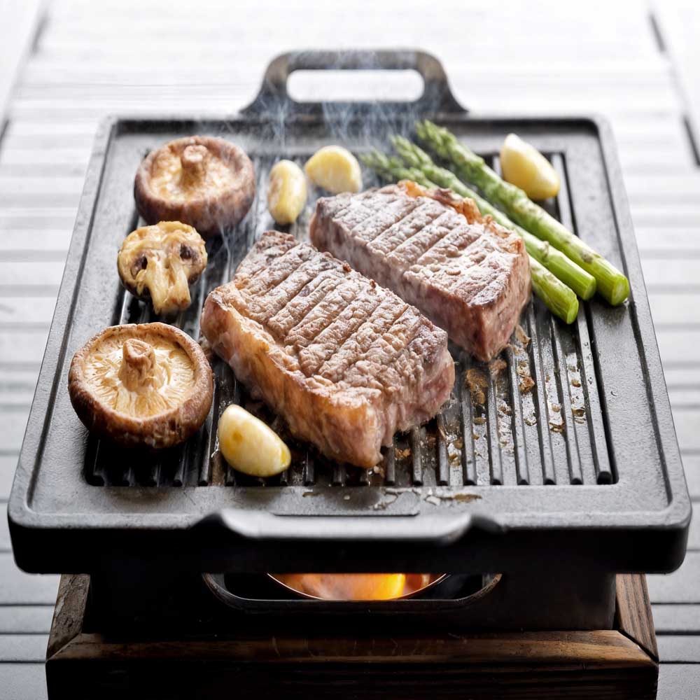 정사각(소)불판 풀세트 고체연료30g(32개)포함 가정용화로 개인 바베큐화로 1인용 불판