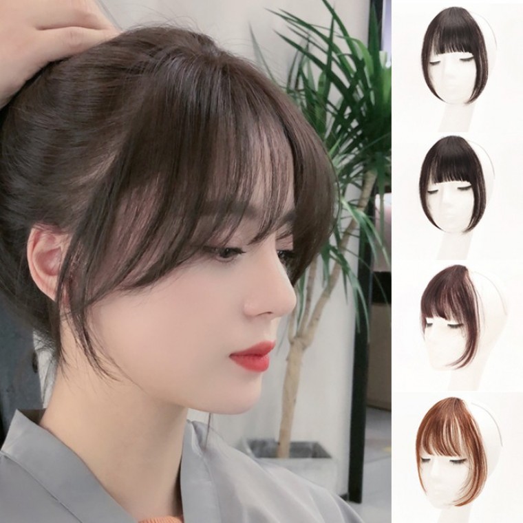 여신 앞머리 가발 여우가발 고데기 붙임머리 - 상품 이미지