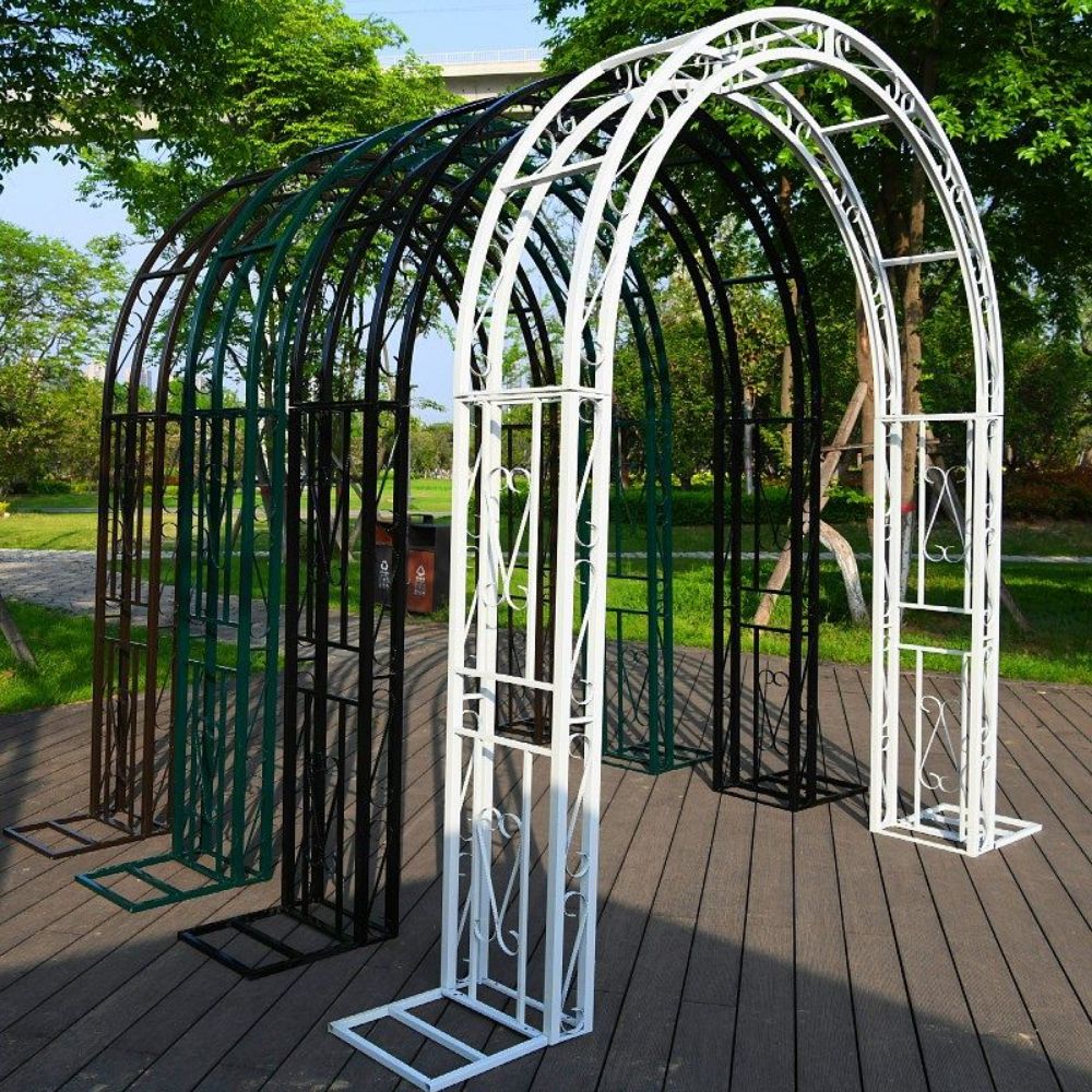 장미 아치 지지대 철제 화단 덩굴 넝쿨 정원꾸미기 청동_1.5m x 2.3m x 40cm 특대 - 상품 이미지