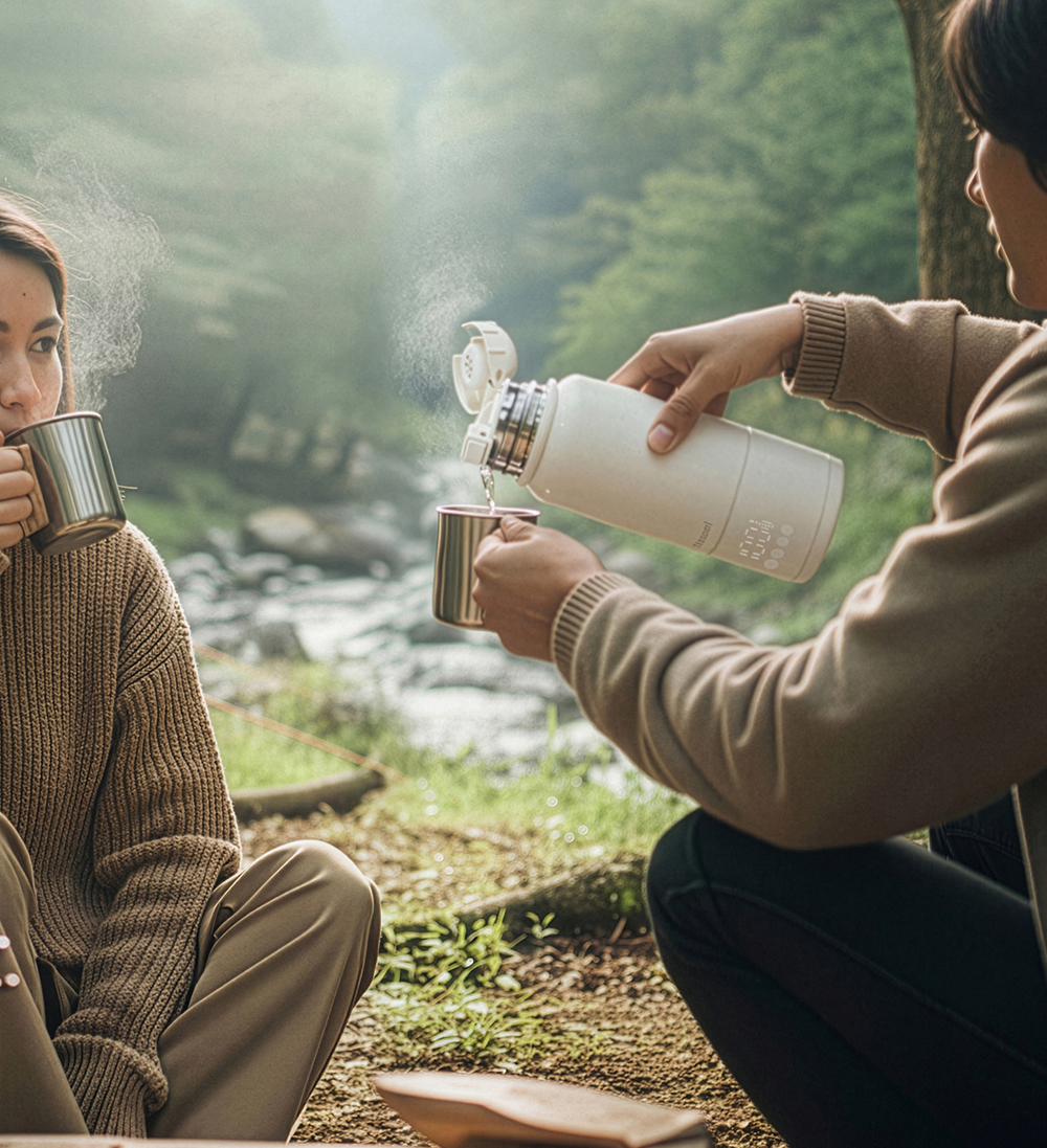 따소미 100도씨 무선 탈착식 가열텀블러 보온 휴대용 포트 500ml - 상세 이미지 4