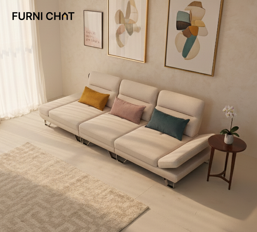 퍼니챗 샤르니 4인용 아쿠아텍스 이지클린 기능성 조야 패브릭 스윙 소파