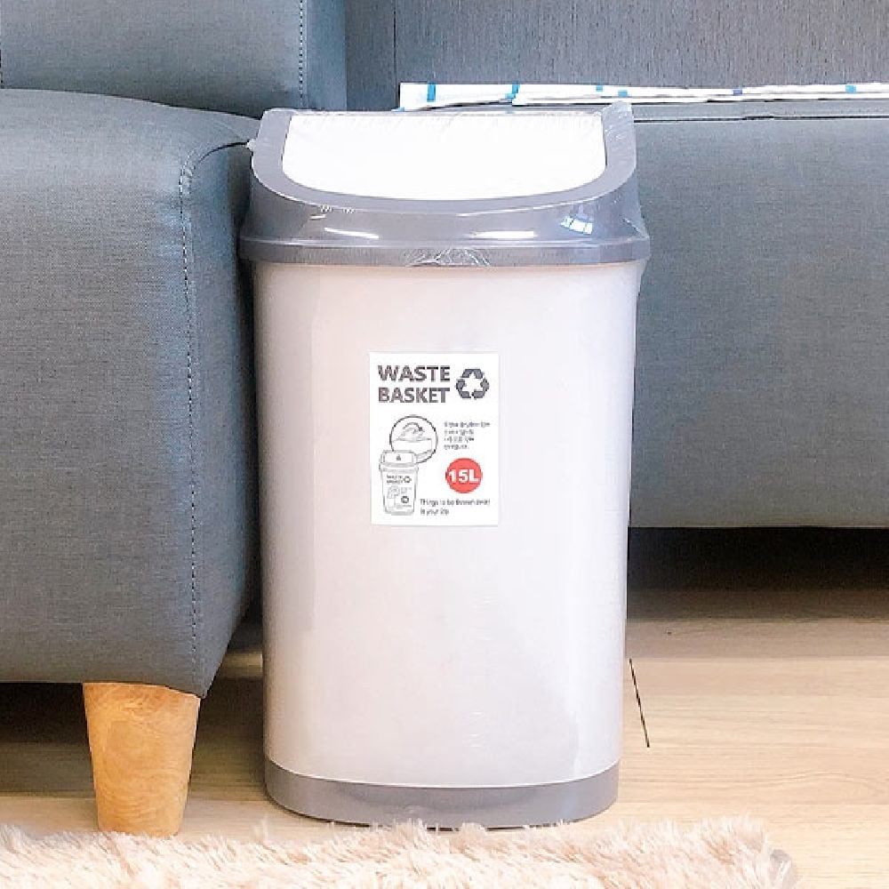 한진 푸시 정사각 휴지통 대 - 상품 이미지