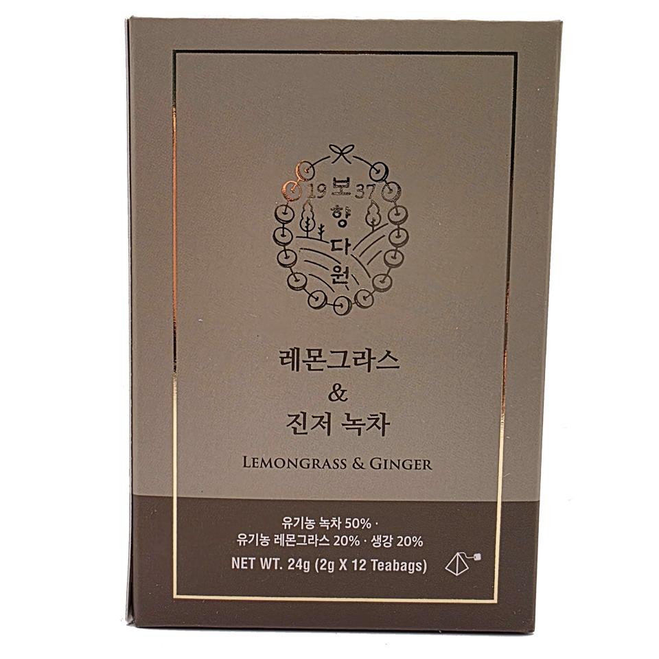 메가마트 보향다원 레몬그라스 진저 그린티 2gx12티백 - 상품 이미지