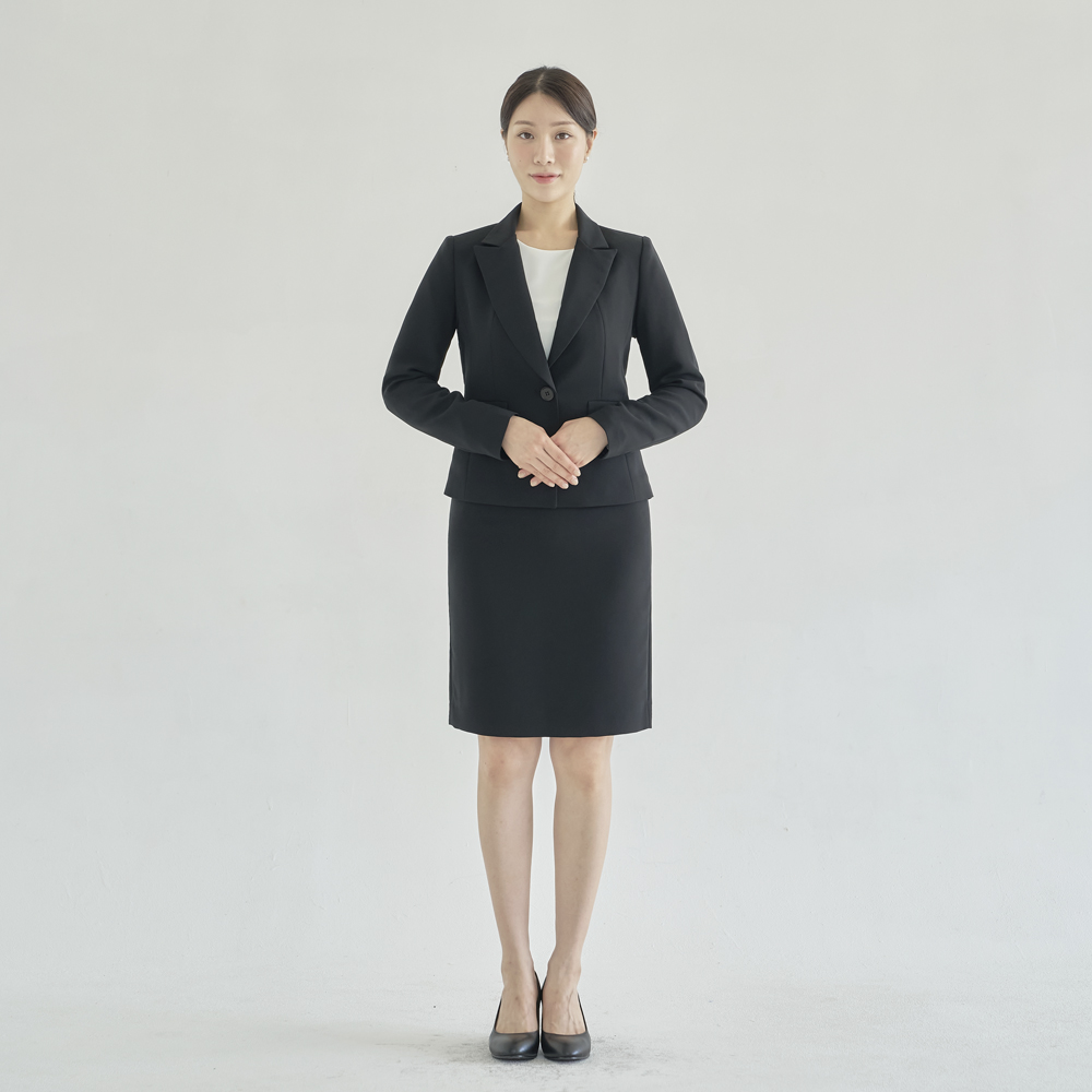 빅사이즈 면접 여성 투피스 정장 세트 셋업 [고급] 이미지 4
