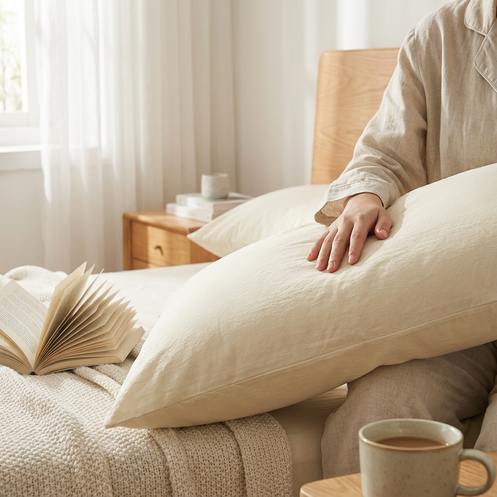포니홈 1+1 호텔식 베개커버 2장 자루형 베겟 배개 덮개 여행용 4060