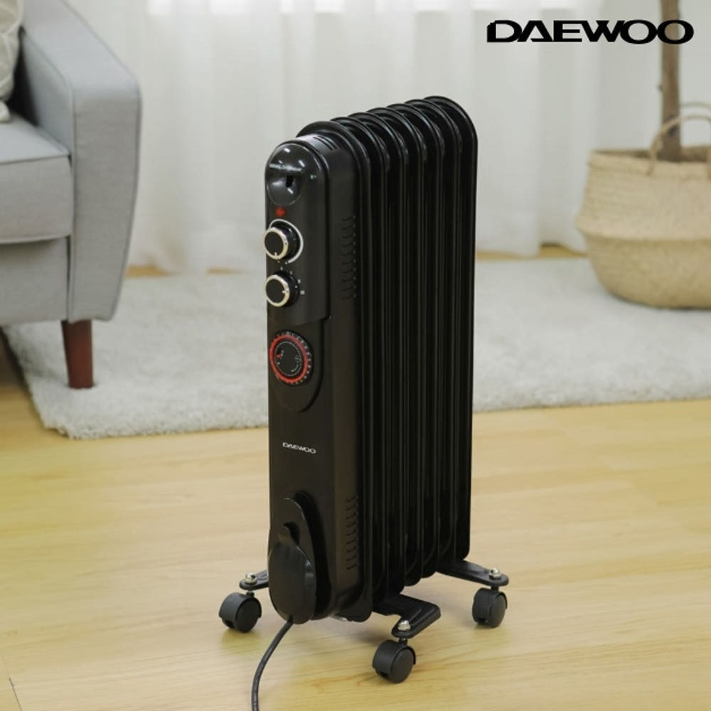 타이머형 7핀라디에이터 가정용 동파방지 욕실방열기 경비실히터 : 신일N위시웨이