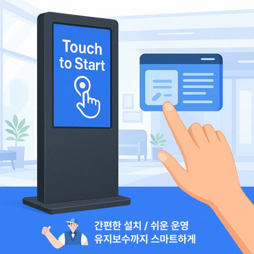 샤이니즈 사이니지 무인 터치 안내 키오스크 시스템 이미지 7