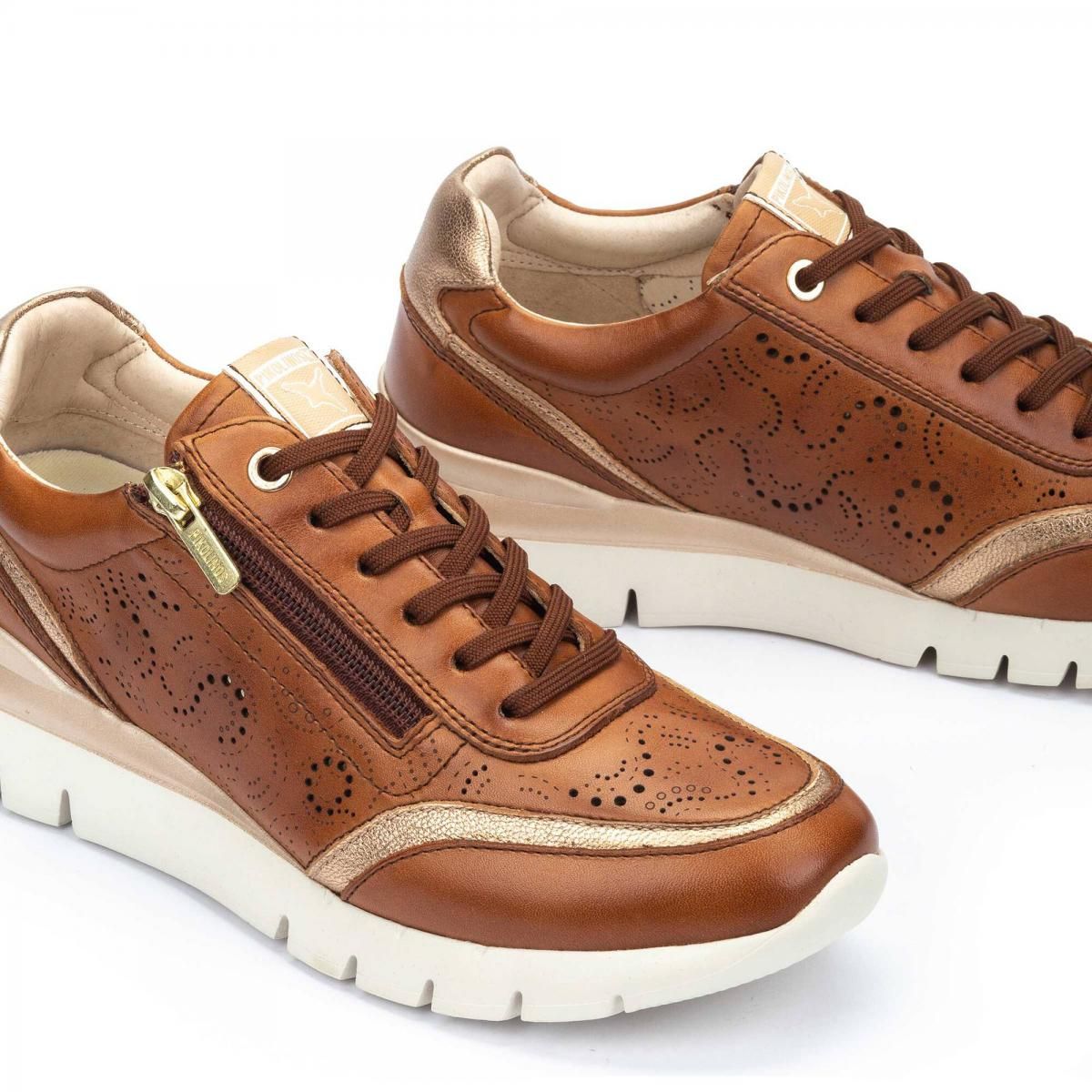 피콜리노스 테크니컬 컴포트 브라운 로우탑 스니커즈 CANTABRIA W4R-6622C1 BRANDY - 상세 이미지 3