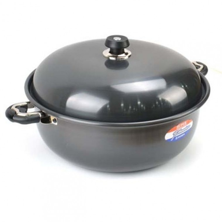 경질 찜솥 찜냄비 찜통 물솥 곰솥 냄비 찜기 1단 40호 - 상품 이미지