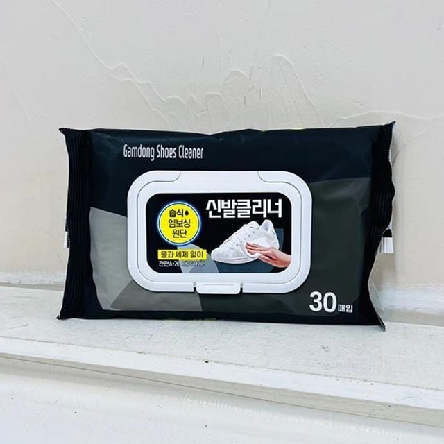 신발세제 신발 닦는물티슈 클리너 - 메인 이미지