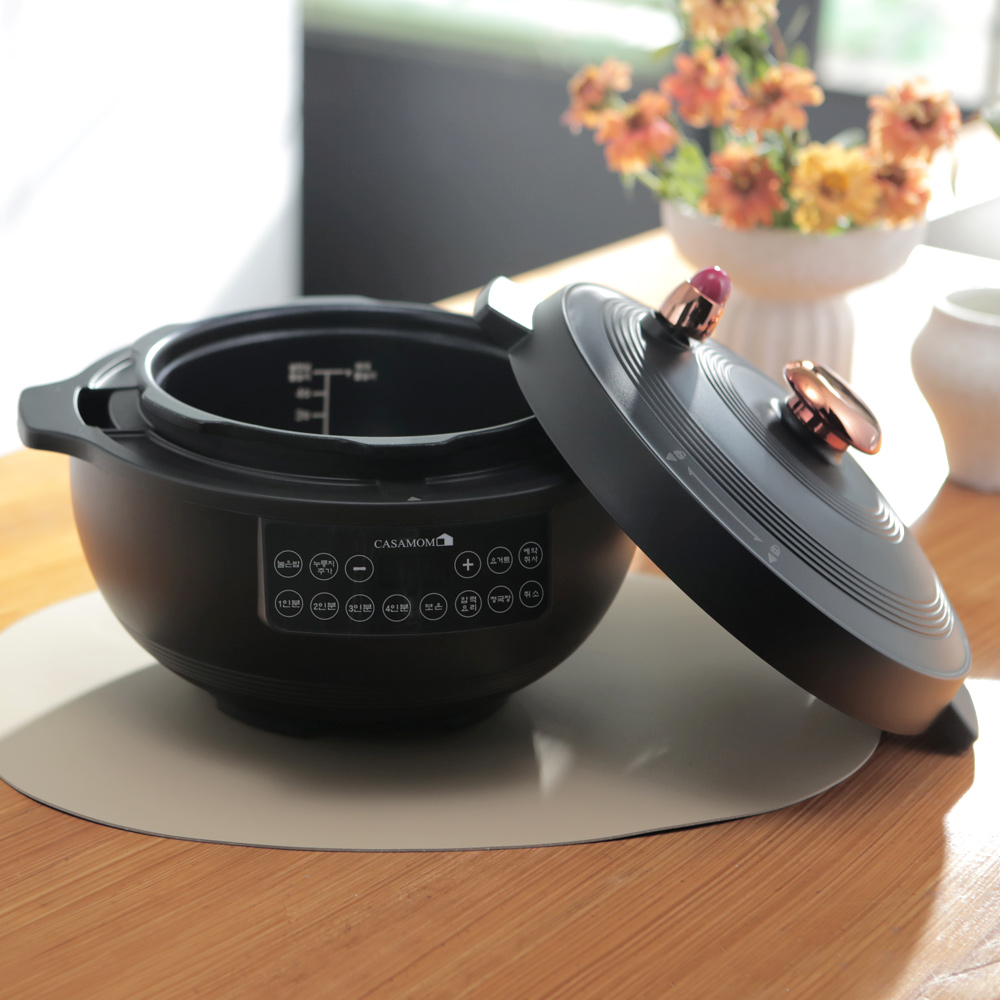 위드웰 전기 압력밥솥 누룽지 가마솥 시즌2 까사맘 4분 압력솥 1-6인용 미니 집들이선물