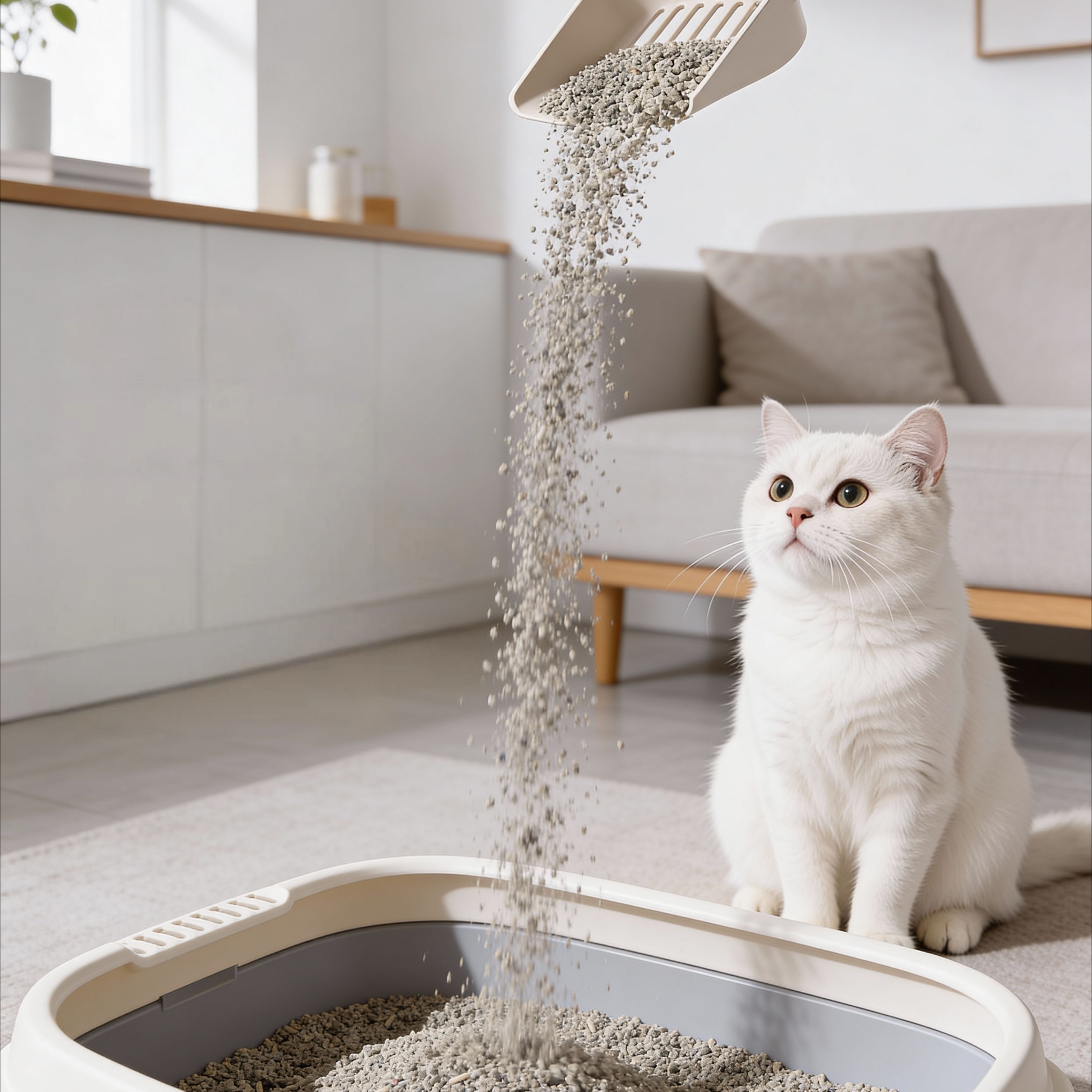 구구펫 시그니처 벤토나이트 고양이 모래 18kg 벤토나이트모래 무향