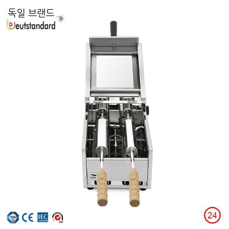 굴뚝빵 기계 베이커리 업소용 전기 제빵기 노점상 헝가리 체코전통빵 롤링브래드 - 상세 이미지 2