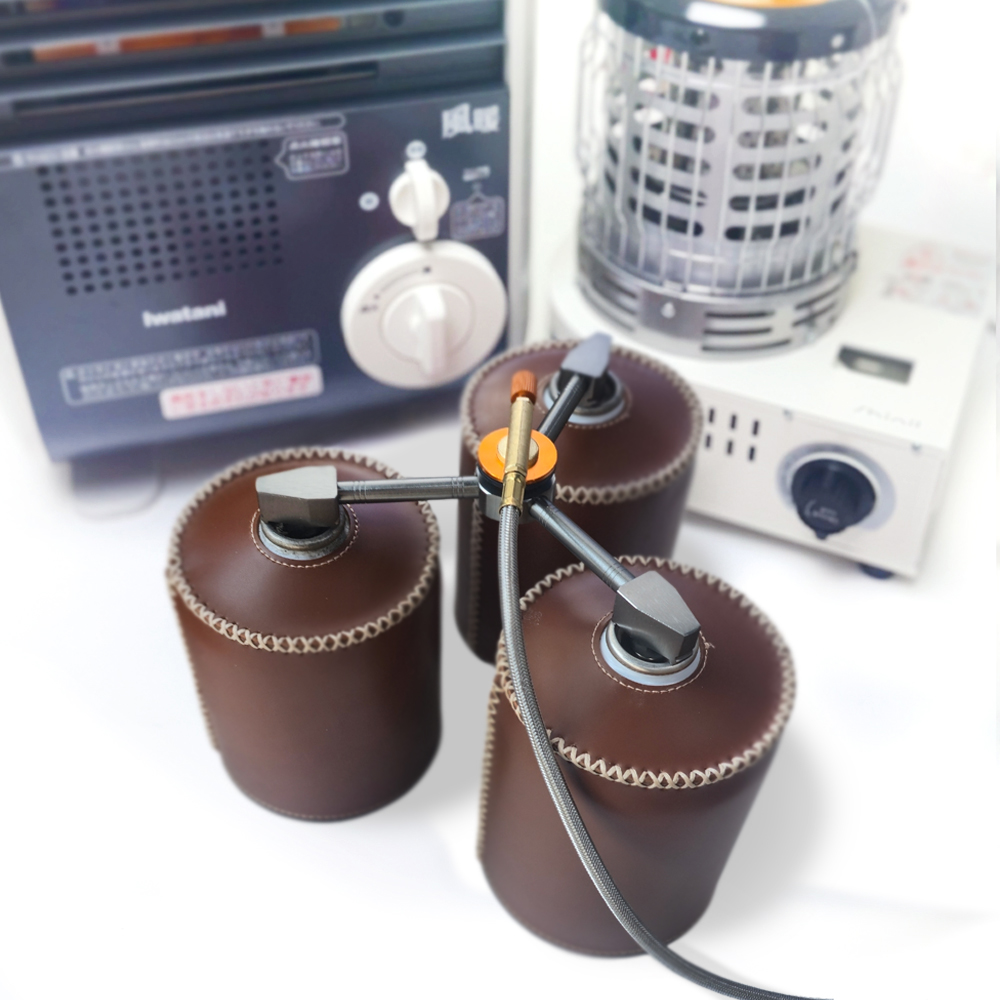 모아이캠핑 이와타니 파세코 신일 히터 난로 이소가스 스테이션 어댑터 자석식 세트 실속형